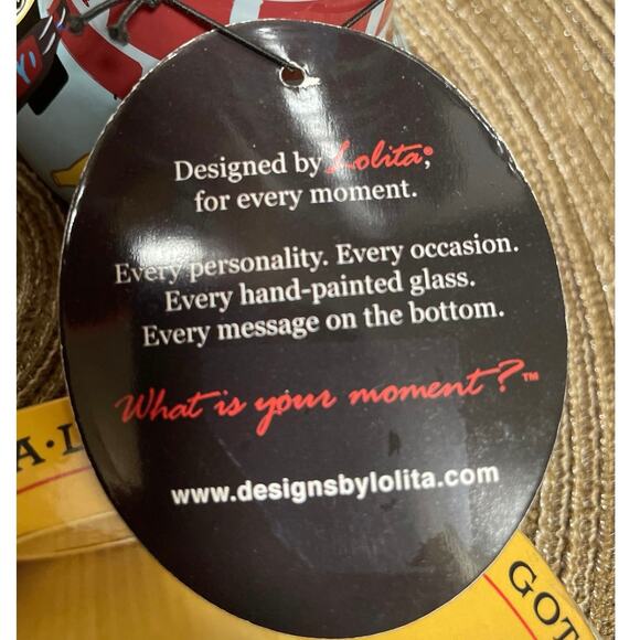 Lolita Hand Painted Pilsner Glass 99 Bottles of Beer on the Wall  NEW in Box - Picture 6 of 11